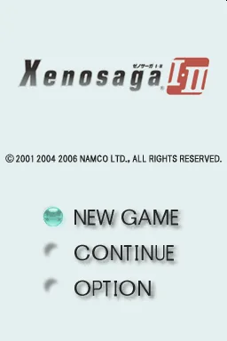 Xenosaga I & II title screen