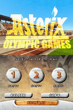 Asterix at the Olympic Games title screen