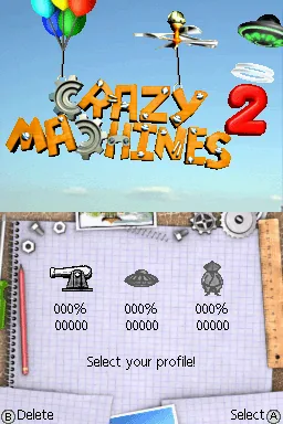Crazy Machines 2 title screen