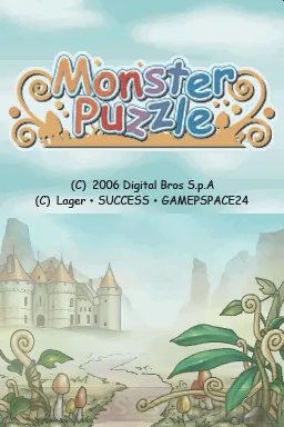 Monster Puzzle title screen