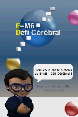 E=M6 Defi Cerebral title screen