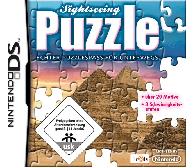 Sightseeing Puzzle - Echter Puzzlespass fuer Unterwegs cover art for Nintendo DS