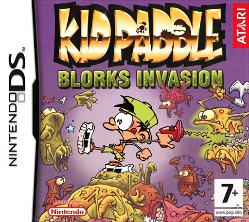 Backdrop artwork for Kid Paddle - Blorks Invasion