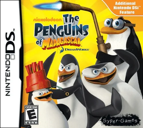 Backdrop artwork for Penguins of Madagascar, The (Europe) (En,Fr) (NDSi Enhanced)