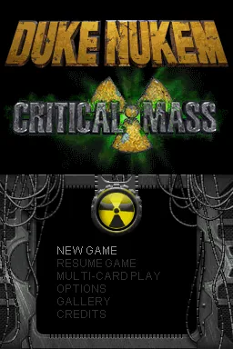 Duke Nukem - Critical Mass title screen