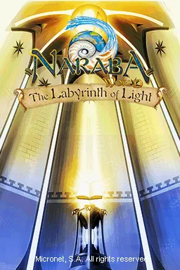 Naraba's World - Labyrinth of Light title screen