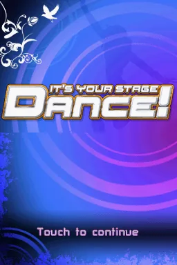 Dance! - It's Your Stage (Europe) (En,De) (NDSi Enhanced) title screen