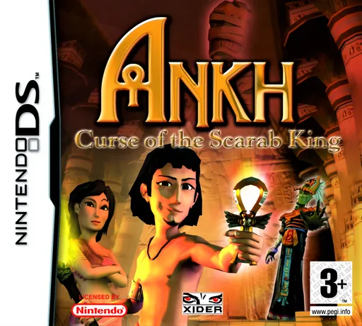 Ankh - Curse of the Scarab King cover art for Nintendo DS