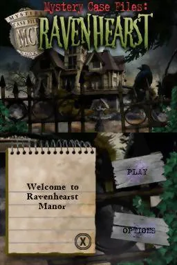 Mystery Case Files - Ravenhearst title screen