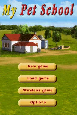 My Pet School title screen