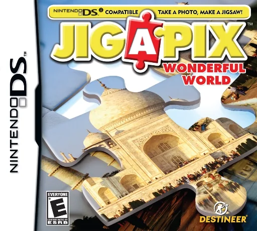 Jigapix - Wonderful World (Europe) (En,Fr,De,Es,It,Nl) (NDSi Enhanced) cover art for Nintendo DS