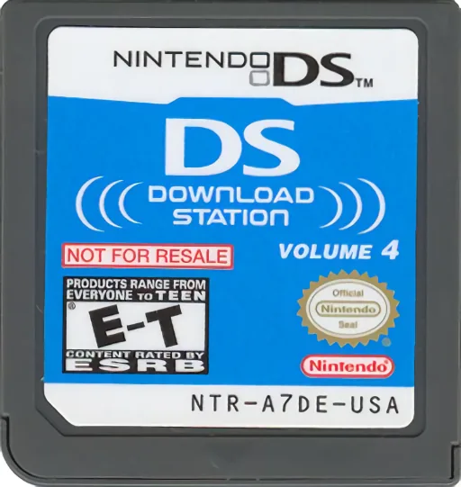 DS Download Station - Volume 4 (Europe) (En,Fr,De,Es,It,Nl) (Demo) (Wi-Fi Kiosk) cover art for Nintendo DS