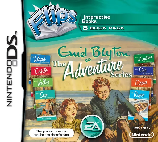 Backdrop artwork for Flips 8 Book Pack - Enid Blyton - The Adventure Series