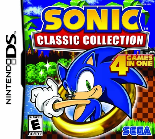 Sonic Classic Collection (Europe) (En,Fr,De,Es,It) (NDSi Enhanced) cover art for Nintendo DS