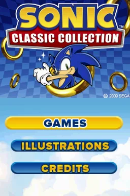 Sonic Classic Collection (Europe) (En,Fr,De,Es,It) (NDSi Enhanced) title screen