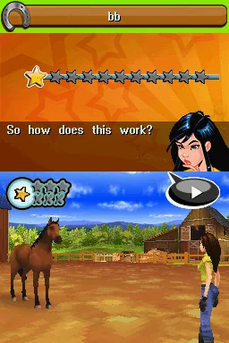 Imagine - Champion Rider (Europe) (En,Fr,De,Es,It) (NDSi Enhanced) screenshot