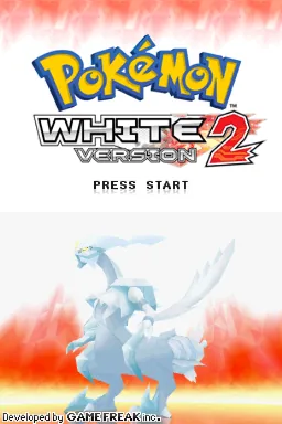 Pokemon - White Version 2 (USA, Europe) (NDSi Enhanced) title screen