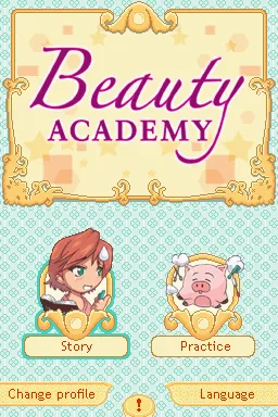 Beauty Academy title screen
