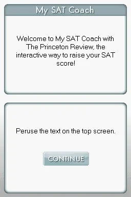 My SAT Coach with The Princeton Review - Crack the SAT title screen