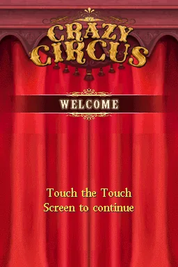 Crazy Circus title screen
