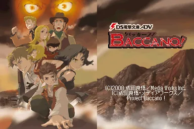 DS Dengeki Bunko ADV - Baccano! title screen