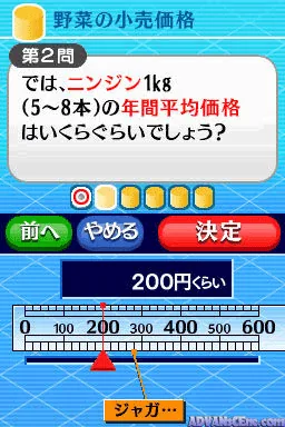 Nihon Keizai Shinbunsha Kanshuu - Shiranai Mama dewa Son wo Suru - 'Mono ya Okane no Shikumi' DS screenshot