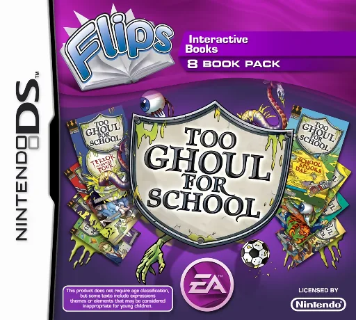 Backdrop artwork for Flips 8 Book Pack - Too Ghoul for School