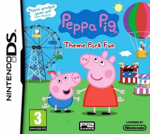 Backdrop artwork for Peppa Pig - Theme Park Fun