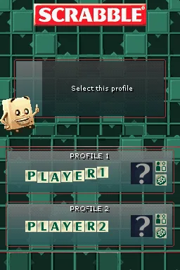 Scrabble Interactive - 2007 Edition title screen