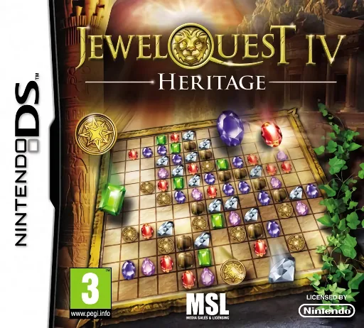 Jewel Quest IV - Heritage cover art for Nintendo DS