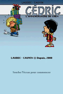 Cedric - L'Anniversaire de Chen title screen