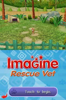 Imagine - Rescue Vet (Europe) (En,Fr,De,Es,It) (NDSi Enhanced) title screen