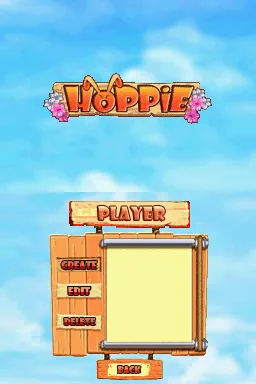 Hoppie title screen