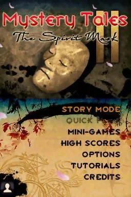 Mystery Tales 2 - The Spirit Mask title screen