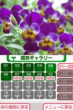Hana Saku DS Gardening Life screenshot