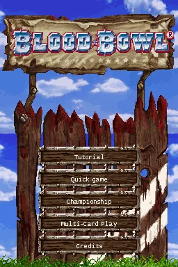 Blood Bowl title screen