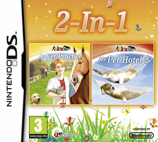 2 in 1 - My Pet Hotel 2 + My Vet Practice - In the Country cover art for Nintendo DS
