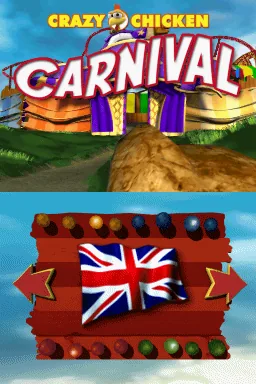 Crazy Chicken Carnival title screen