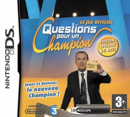 Questions pour un Champion - Le Jeu Officiel - Edition Speciale 20 Ans cover art for Nintendo DS
