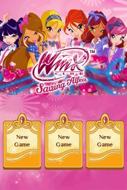 Winx Club - Saving Alfea title screen