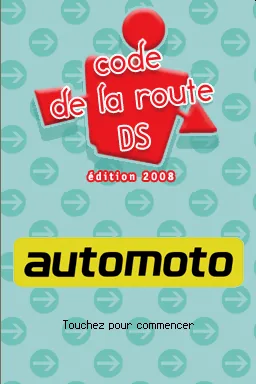 Code de la Route - Edition 2008 title screen