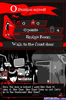 Emily the Strange - Strangerous (Europe) (En,De) (VESP) (NDSi Enhanced) screenshot