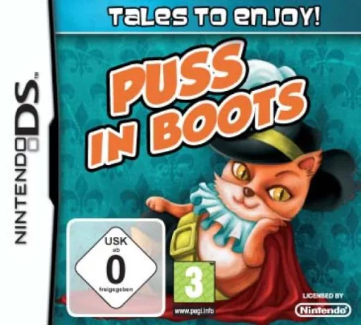 Tales to Enjoy! - Puss in Boots cover art for Nintendo DS