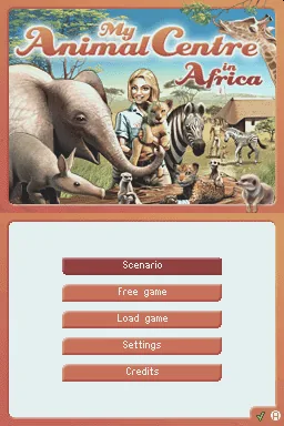 My Animal Centre in Africa title screen