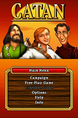 Catan title screen