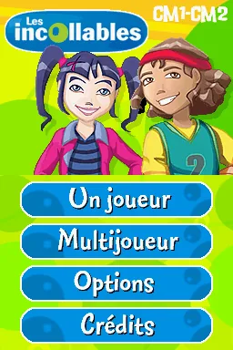 Incollables CM1-CM2, Les title screen