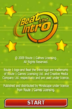 Beat the Intro title screen