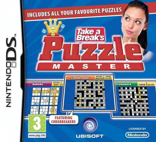 Take a Break's Puzzle Master cover art for Nintendo DS