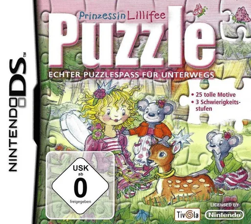 Backdrop artwork for Prinzessin Lillifee Puzzle - Echter Puzzlespass fuer Unterwegs