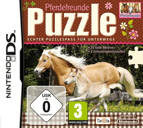Backdrop artwork for Pferdefreunde Puzzle - Echter Puzzlespass fuer Unterwegs